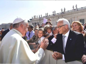 Visita de ADIMRA al Papa Francisco