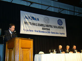 Se present el Instituto para el Desarrollo Industrial y Social Argentino (IDISA)